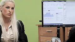 Dealing with lingerie shop naked