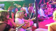 These lovely ladies are getting themselves all hot and bothered at the club