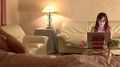 JAV comedy drama nudist Kurea Hasumi erotic author Subtitled