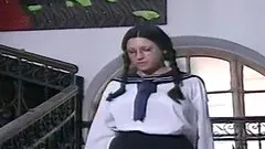 Hot girlfriend fucked in college