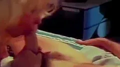 Retro babe in lingerie gets rough sex