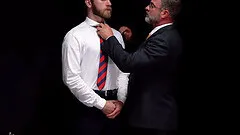 Sexy daddy priest punish fucks his subordinate for disobeying his orders