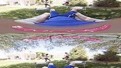 Anya Olsen and Bridgette B seduce a guy for an outdoor fuck