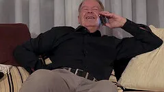 Old Young Porn : Natural Teen Takes Grandpa cock pussy