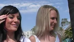 Jaylynn Sinz and Ruth Blackwell are happy to share a big black cock