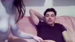 Camgirl with suckable titties works a dick hard