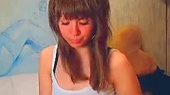 Lovely blonde chick wants to show us her perfect body on cam