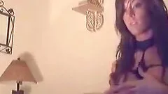 Beautiful busty teen girl on her webcam stripping for her boyfriend