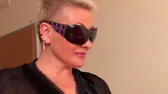 Lissa is a mature chick with pierced nipples who loves her pussy