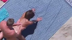 Big tits brunette cumshot on big ass