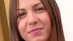 Her First Time Interracial Porn Casting Sloppy Blowjob