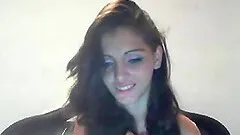 Sexy busty brunette slut who enjoys a sexy dance