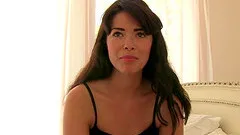 Getting Ava Dalush naked so that her can drill her little cunt