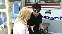 cute young blonde german teen picked up from street for her first outdoor sex