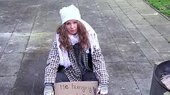 Outdoor fucking experience with alluring brunette Bunny Baby