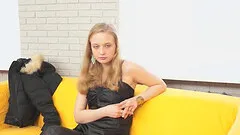 Colette D sex hole pounded hardcore in live casting