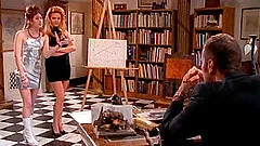 Sexy Lexa pussy drilled using toy then banged hardcore