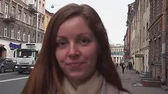 Another brunette shows up for her audition barely dressed