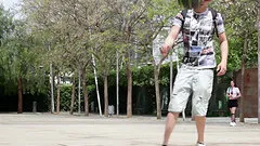 Moray Moore doggystyle worked on hardcore outdoor