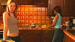 Charming lesbian pussy licked then screwed using nice toy