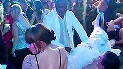 Gina Killmer has a great time being fucked in a club orgy