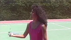 Sexy Leanna Foxx hairy pussy ravished hardcore missionary outdoor