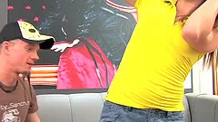 Lea Queen is a cute teen and she currently loves worshiping a cock