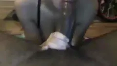 INTERRACIAL HARD FUCK ENDS WITH CUM SWALLOW