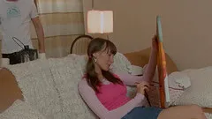 Skinny girlfriend Nadya gets naked for a fuck with a lover