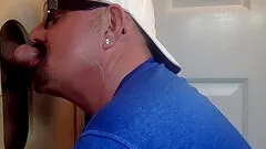 Latino Dad First Time At A Gloryhole