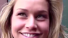 Young Blonde Girlfriend Pleasing Cock In Public POV