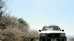 Stunning brunette with big natural tits enjoying a fantastic interracial fuck