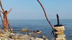 Secluded Beach Is The Place To Masturbate