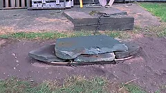 Nice ass Maggie Mead mercilessly drilled using toy in BDSM