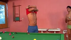 Stunning gay friends are interested in a hot foursome