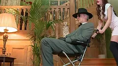 Samantha Bentley is a little brunette whore with glasses who jerks her cunt