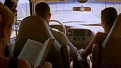 Awesome Renee La Rue sucking a dick in the car shamelessly