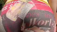 Unpacking her big sweet booty to ram her butt hole