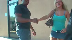 In this interracial, hardcore, MMF threesome, youll see a gorgeous blonde teen, Bree