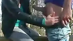 German sex and facial in public - Watch part 2