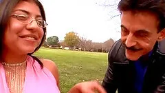 Sophia Layne is a geeky babe in need of a mature man's cock