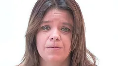 Curvy Lucia Perez displaying big booty while cock riding