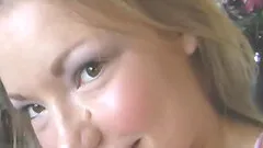 Radiant teen experimenting with sex toys in erotic solo shoot