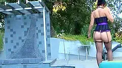 Interracial ball licking and pussy drilling with Madison Rose