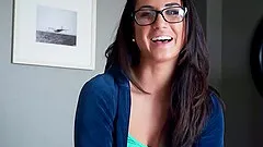 Aubrey uses a sex toy while being fucked by a horny lover