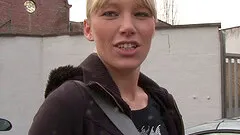 Captivating natural tits solo model drilling her pussy using toy