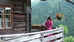 horny german couple loves to fuck outdoor in the maountains