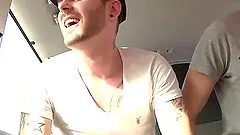 Adam Watson and his friends have butt piracy in the car