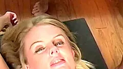 Young College Blonde Loves Cum