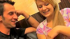 Petite honey Kathy Rose seduced by a pussy hungry lover